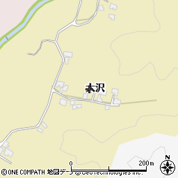 秋田県由利本荘市大沢大沢30周辺の地図