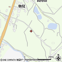 秋田県横手市金沢中野物見126-1周辺の地図