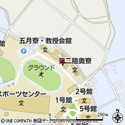 富士大学　スポーツセンター周辺の地図