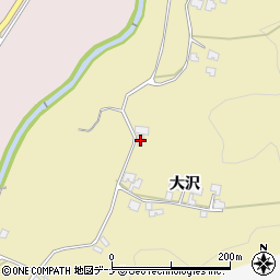 秋田県由利本荘市大沢大沢39周辺の地図