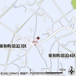 岩手県花巻市東和町舘迫１区332周辺の地図