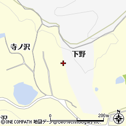 秋田県由利本荘市藤崎寺ノ沢周辺の地図