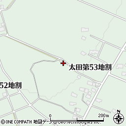 岩手県花巻市太田第５３地割周辺の地図