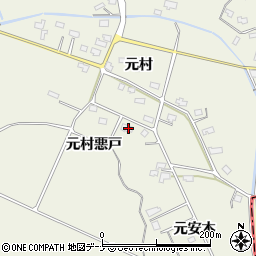 秋田県仙北郡美郷町金沢西根元村83周辺の地図