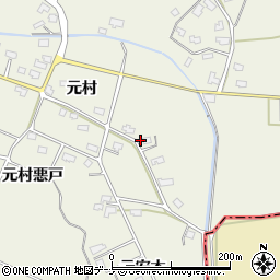 秋田県仙北郡美郷町金沢西根元村169周辺の地図