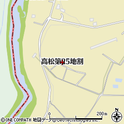 岩手県花巻市高松（第２５地割）周辺の地図