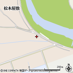 秋田県由利本荘市三条岡本周辺の地図