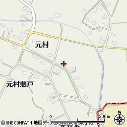秋田県仙北郡美郷町金沢西根元村173周辺の地図