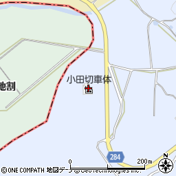 小田切車体周辺の地図