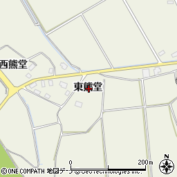 秋田県仙北郡美郷町金沢西根東熊堂周辺の地図