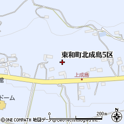 岩手県花巻市東和町北成島周辺の地図