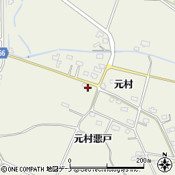 秋田県仙北郡美郷町金沢西根元村77周辺の地図