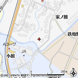 秋田県由利本荘市薬師堂家ノ腰67周辺の地図