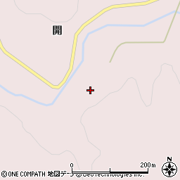 秋田県横手市大森町坂部山根周辺の地図