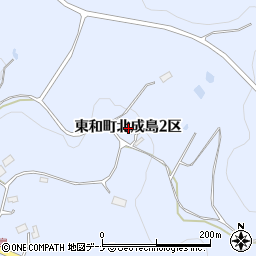 岩手県花巻市東和町北成島２区周辺の地図