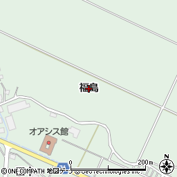 秋田県横手市黒川（福島）周辺の地図