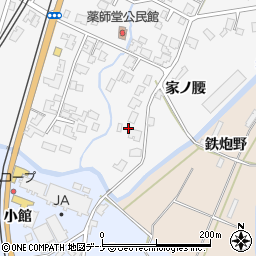 秋田県由利本荘市薬師堂家ノ腰59周辺の地図
