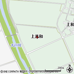 秋田県横手市黒川上共和周辺の地図