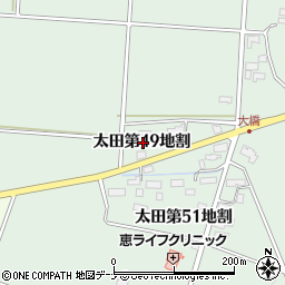 岩手県花巻市太田第４９地割周辺の地図