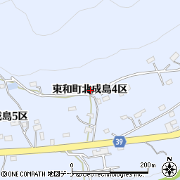 岩手県花巻市東和町北成島４区周辺の地図