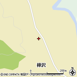 岩手県西和賀町（和賀郡）樺沢（１６地割）周辺の地図