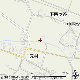 秋田県仙北郡美郷町金沢西根元村148周辺の地図