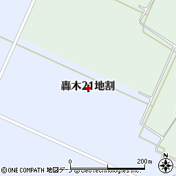 岩手県花巻市轟木第２１地割周辺の地図