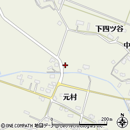 秋田県仙北郡美郷町金沢西根元村357周辺の地図