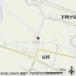 秋田県仙北郡美郷町金沢西根元村220周辺の地図