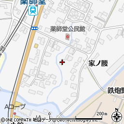 秋田県由利本荘市薬師堂家ノ腰54周辺の地図