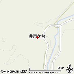 秋田県由利本荘市滝井戸ケ台周辺の地図