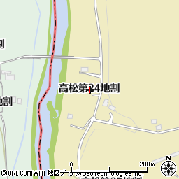 岩手県花巻市高松第２４地割周辺の地図