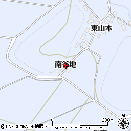 秋田県仙北郡美郷町飯詰南谷地周辺の地図