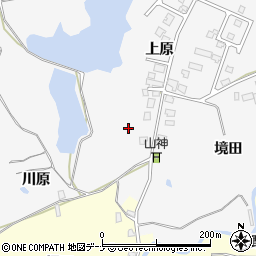 秋田県由利本荘市薬師堂上原60-5周辺の地図