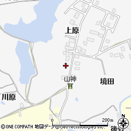 秋田県由利本荘市薬師堂上原60周辺の地図