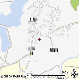 秋田県由利本荘市薬師堂上原58周辺の地図