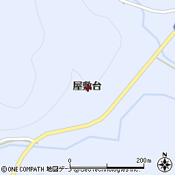 秋田県横手市大森町八沢木屋敷台周辺の地図