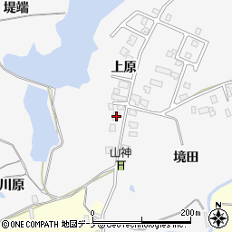 秋田県由利本荘市薬師堂上原54周辺の地図