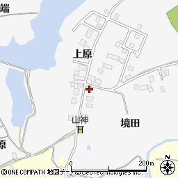秋田県由利本荘市薬師堂上原56周辺の地図