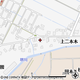 秋田県由利本荘市薬師堂上二本木37周辺の地図