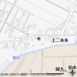 秋田県由利本荘市薬師堂上二本木39周辺の地図