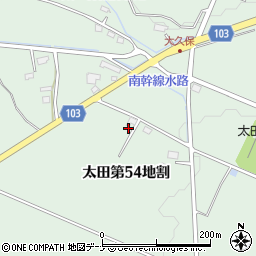 岩手県花巻市太田第５４地割138周辺の地図
