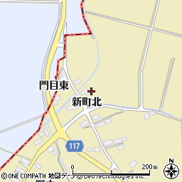 秋田県横手市大雄福島南周辺の地図