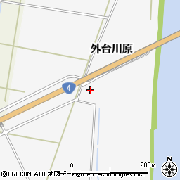 岩手県花巻市外台川原周辺の地図