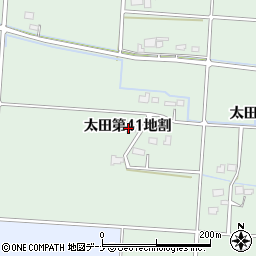 岩手県花巻市太田第４１地割周辺の地図