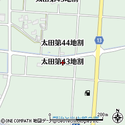 岩手県花巻市太田第４３地割周辺の地図