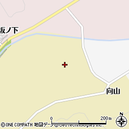 秋田県由利本荘市大沢天拝沢一周辺の地図