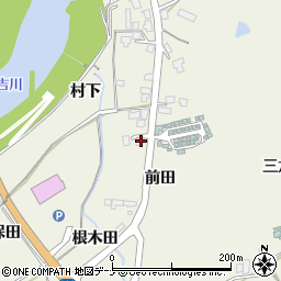 秋田県由利本荘市二十六木前田2周辺の地図