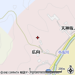 秋田県由利本荘市館前天神坂ノ下4-1周辺の地図