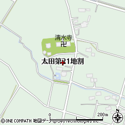 岩手県花巻市太田第２１地割周辺の地図